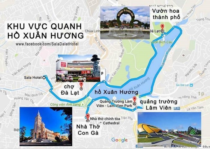 bản đồ thành phố Đà Lạt